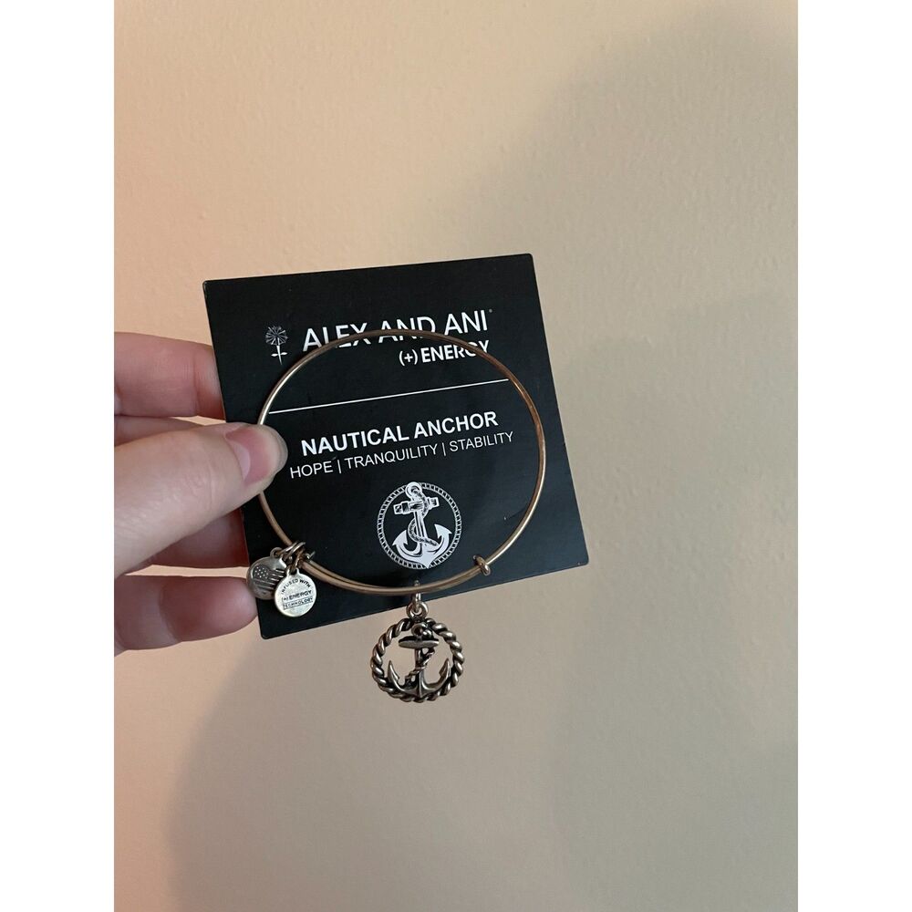 Alex and Ani Anchor Charm Bangle
